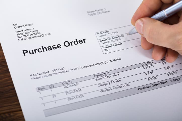 Cloud-based purchase orders